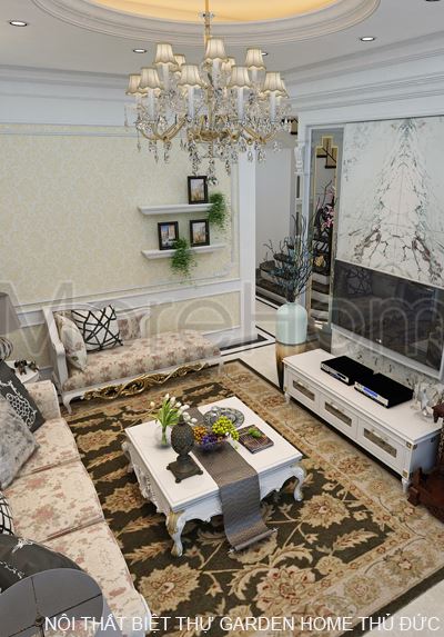 Trang trí biệt thự Garden home Thủ Đức - chị tuyết