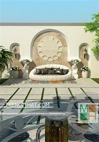 Thiết kế kiến trúc nội thất biệt thự Vincom Village Hoa Phượng