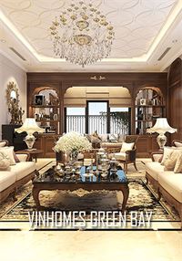 Thiết kế nội thất biệt thự Vinhomes Green Bay