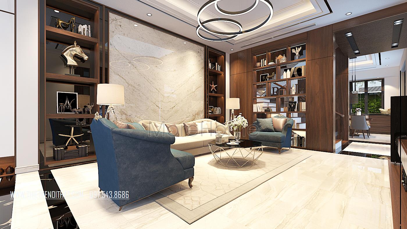 Tư vấn xây dựng thiết kế nội thất biệt thự 500m2 1